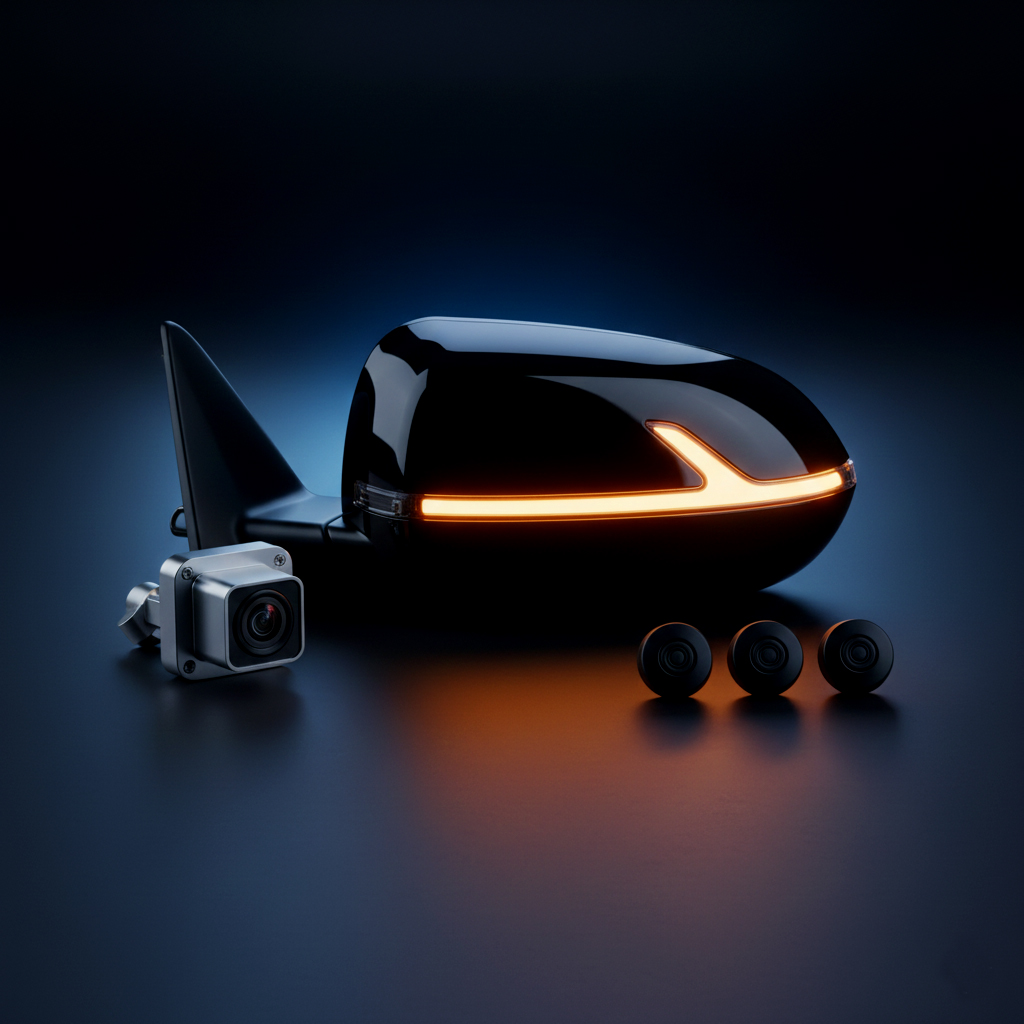 آینه دوربین و سنسور